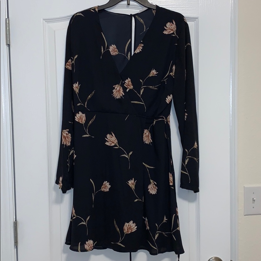 Floral Wrap Dress